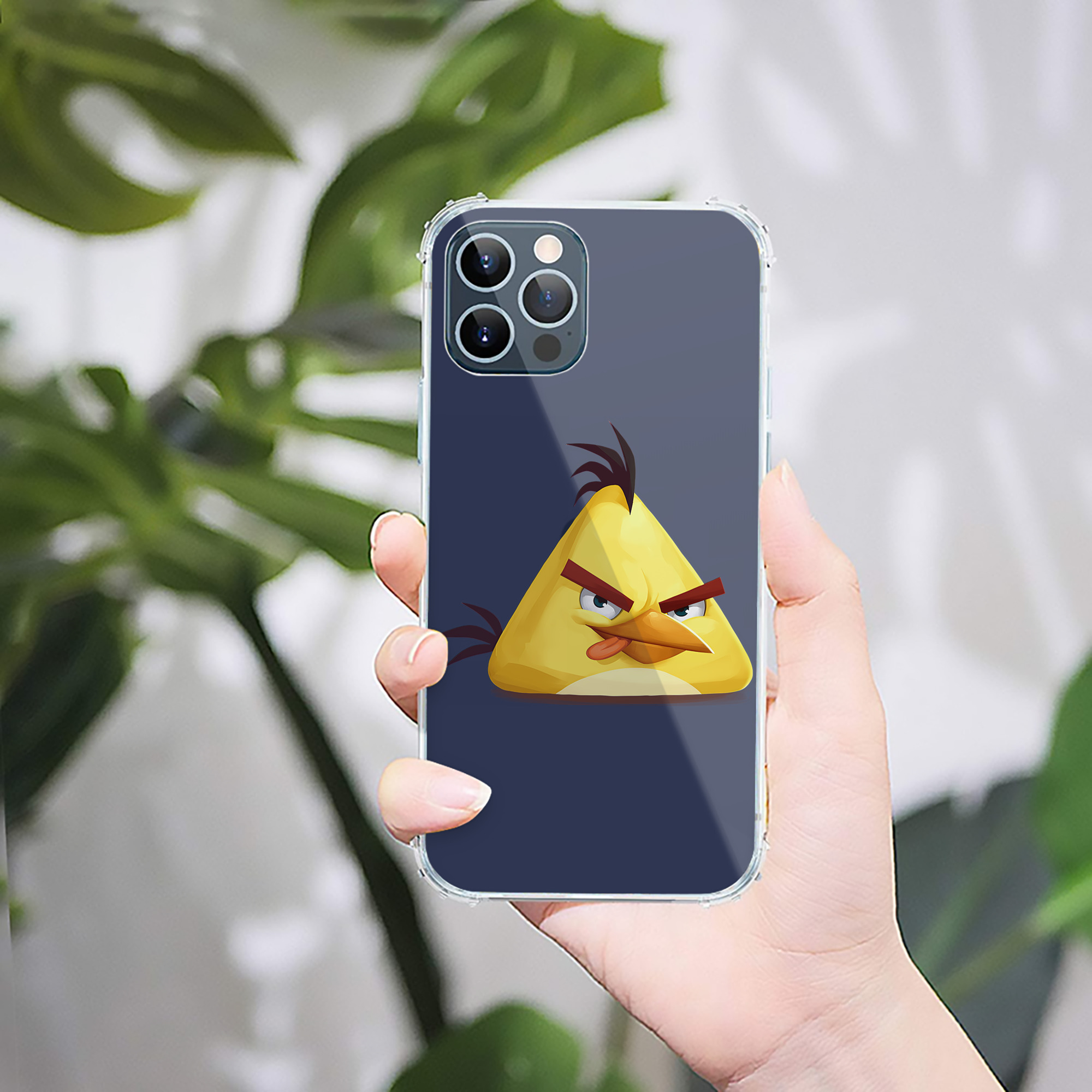 （画像用） Angry Birds アングリーバード 【iPhone 12シリーズ対応】透明スマホケース（クリアソフトケース）